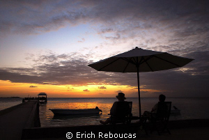 Sunset at Wakatobi by Erich Reboucas 